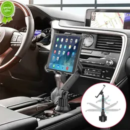 Nuevo soporte para taza de tableta, soporte ajustable 360 para teléfono inteligente, barra inclinable para coche, Base Triangular, soporte para tableta Ram para SUV