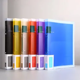 Ablagezubehör, modische Farben, 3-Ring-Ordner, Aktenordner, A4-Papier-Organizer, 2-Ring-Klarsichthüllen, Dokumenten-Organizer, PVC-Tasche, A4-Ordner 231026