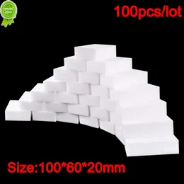 100 pçs esponja de melamina esponja mágica borracha casa cozinha banheiro limpador alta densidade prato esponja limpeza acessórios