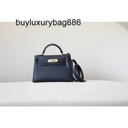 Borsa in pelle da donna 2023 Primavera/Estate Nuova pelle Epsom cucita a mano di seconda generazione Modello di palma Pelle bovina Spalla singola Croce obliqua Ba Lh