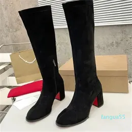 2023-High Heel Over Knee Long Boots Women's Multi Color Senaste Fashion Women's Long Sexy High Sleeve Fashion Party Märke Ökning