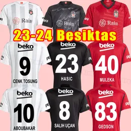 23 24 Besiktas JK camisa de futebol Besiktas Jimnastik Kulubu 2023 2024 Karaman Deigo Costa Larin Vida Welinton Ghezzal camisas de futebol masculinas 120TH