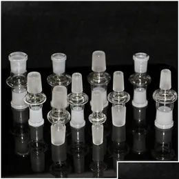 Smoking Pipes Other Accessories Glass Bong Adapter 14Mm 18 Mm Male Female Joint Converter Dabber Tool Wax Drop Delivery Home Garden Dhzb2