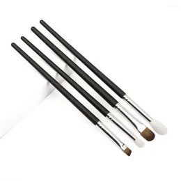 Makeup Brushes AILANDI 4 Pcs Goat Synthetic Hair Tapered Crease Blending Eyeshadow Eyebrow Lip Cosmetic Kit Maquiagem Smudge Eye Brush