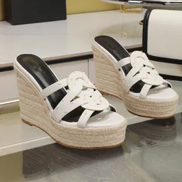 エレガントなブランドBovary Cassandra Wedge Sandals Shoes Leath Square Toe Mule Walking Lady Sandalias Design Bridal Wedding Dress EU35-43.Box