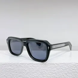 Mode solglasögon för män kvinnor sommarhoppare designers amerikansk höggata utomhus stil anti-ultraviolet retro platta acetat fiber fyrkantig ram slumpmässig låda