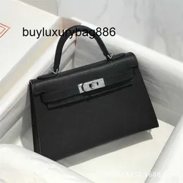 Women Leather Handbag Pure hand sewn honey wax thread mini second-generation bag for women's one shoulder crossbod Lh