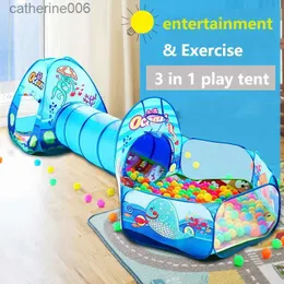 Çocuklar için Bebek Raylı Taşınabilir Playpen Top Havuz Bebek Parkı Çocuk Çadır Playpen Tüneli Toplar Kuru Havuz Top Çukuru Bebek Oynatlama