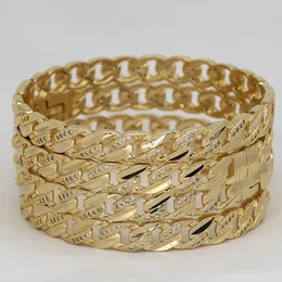 Bangle Bengal Africa Luxury Dubai Bangles dla kobiet dziewczyna z białymi kryształkami biżuteria Saudyjska arabska bransoletki Habesha Indian Bride Prezent 231027