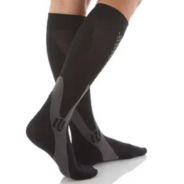 ロパリアの男性女性の脚は、膝の下のストレッチ圧縮靴下をサポートしています2781