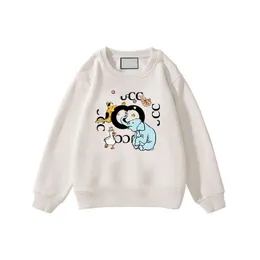 2023 Designer per bambini Felpa con cappuccio 100% cotone con cappuccio Lettere del fumetto Felpe per bambini Vestiti per bambini Ragazzi Ragazze Maglioni di lusso CYD23102607