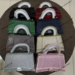 Designer Diamond Hourglass Bag Ladies Shoulder Handbag Shop 90% Factory Sells Wholesale High Quality Leather Plånbok Handhållen lyxiga korsbodisväskor