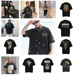 Galerias Mens Designer Vintage T-Shirt Roupas Mulheres Camiseta REPRE Puro Algodão Gola Redonda Faça Velho Manga Curta Clássico Verão Homem Tendência Solta Rua Hoodie