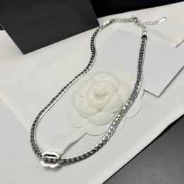 Tasarımcı gerdanlık yılan zinciri kolye kadınlar için doğru marka logosu gümüş kaplama paslanmaz çelik moda hediye lüks tarzı hediyeler aile dostu çift