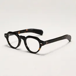 Optiska glasögon för män Kvinnor Retro Designer JMM KMRX Fashion Two-Color Acetate Fiberglass Frames European och American Style Anti-Blue Light Lens Plate with Box