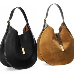 Cool Totes handBags winter bag vintage suede Tote bag Large Capacity Underarm Dumpling Bucket Bags Semi-circular Crossbody shopping Bags 220903