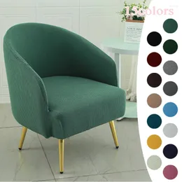 كرسي يغطي الغطاء الكلاسيكي Club Cover Stretch Slipcover Solid Color Sofa الأريكة الفردية لدراسة غرفة المعيشة عداد الدراسة
