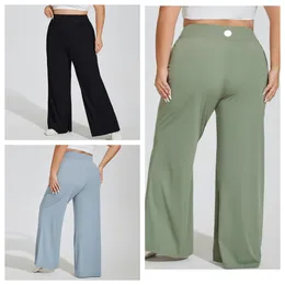 LU-1610 Donne più taglie forti Yoga Gamba ad alta vita Sport Elastico casual Elastico Pantaloni