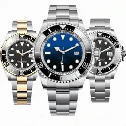Assista Sea Mens Morador Movimento Automático Homens Relógios Designer Mecânico Luxo 44mm Deep Blue Sea Relógio de Pulso E7TC #