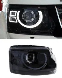 المصباح الأمامي للسيارة لركوب رينج روفر 2010-20 17 Land Rover LED LED خلال النهار تشغيل الإشارة العدسة Laser Lens