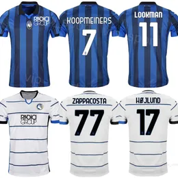 Atalanta 2023-24 Club 90 Scamacca Soccer Jerseys 17 De Ketelaere 8 Pasalic 15 De Roon 22 Ruggeri 42 Scalvini 7 Koopmeiners 13 Ederson 11 Lookman Football Shirt Kits