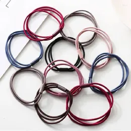 Hair Accessories 20Pcs/Set Girls Colorful Nylon Rope Ponytail Holders Simple Basic Elastic Bands Ties Scrunchie Women