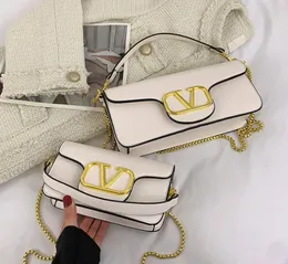 Klassische PU-Lederhandtasche Kettentasche Damen Luxurys Modedesigner Taschen Weibliche Kupplung Klassische Mädchenhandtaschen V001028