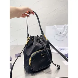 23Designer Duet Re-Nylo Women Crossbody Bags Bucket Drawstring Shoulders Bag Ladies Messenger Satchel Chain Shoulder Purses With Triangle Mark Pouch Handbag