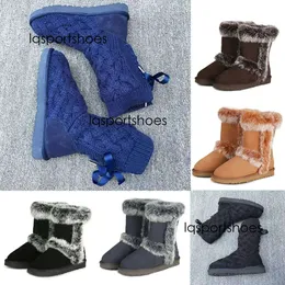 2023 mini düğme ll botlar statı ayak bileği tasarımcısı klasik kısa ayakkabı bailey bow avustralya kadın kadınlar önyükleme kış karı