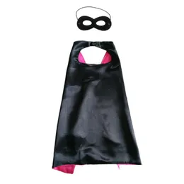 طبقة الفنون والحرف 70x70cm بطل Super Hero Capes Set Superhero Cosplay Capesaddmask Halloween Cape for Kids 2pcs/set tc180806wl d dhdrk