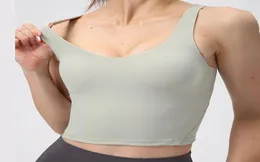 Woman039S Yoga Sports Bra Bodybuilding All Match Casual Gym Push Up Bras högkvalitativa grödor inomhus utomhus träningskläder3002589