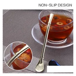 Arts And Crafts 7 Most Stainless Steel St Coffee Filter Drinking Gourd Spoon Mixing Household Mti-Purpose Wd950924 Drop Delivery Home Dhqr1