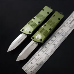 High End 5.8inch 204P Mini Exocet Knife Green Bounty Hunter Wallet Pocket Knives UT85 EDC tools