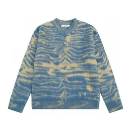 Mens Plus Size Sweaters in autumn / winter 2023acquard knitting machine e Custom jnlarged detail crew neck cotton r76G