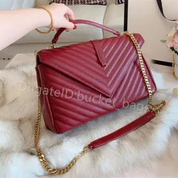 Wallets Luxury Designer Envelope Bags College Totes Plain Synthetic Leather Chain Top Handle tote bag Interior Zipper Pocket Women281U