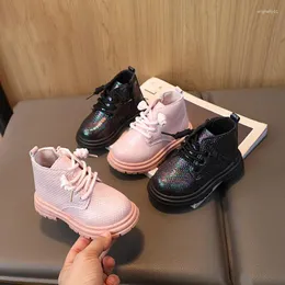 Сапоги, детские кожаные ботинки для маленьких девочек, осенне-зимняя обувь для маленьких мальчиков, белые пинетки на боковой молнии, размер 25–36 м