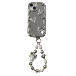 Luksusowe niedźwiedzie Apple Mobile Phone Case Mirror Protective Covers na iPhone 15 14 Plus 13 12 Pro Max ShockProof Soft Case Premium Design Anti-Drop Bred Bande Bain