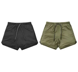 Roupas de yoga poliéster correndo shorts homens esportes fitness shortskirt treinamento secagem rápida macio com bolso summer5178044