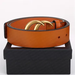 Fashion Luxury Belts For Men Women Big Gold Sliver Black Buckle 2024 Designer Genuine Leather Belt Classical Ceinture 3.8cm Width With Box