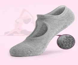 Kvinnor Yoga Socks Nonslip Bandage Sports Socks andas Bekväma Pilates Ballet Dance Sock Backless Cotton89267298600146