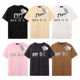 メンズデザイナーTシャツラグジュアリーブランドBa Tシャツメンズレディース半袖Tシャツ夏因果ティーヒップホップストリートウェアトップスショーツ衣料品