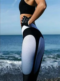 Pantaloni da yoga Summer Explosions Europa e Stati Uniti Nuova cintura stampata con cuciture Leggings sportivi da yoga Donna7521825