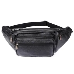 أكياس الخصر حقيبة جلدية حقيقية حزمة حزام ضحك حزام رجال سلسلة لحقيبة الهاتف Bolso Zznick 231027