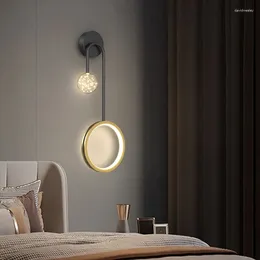 Vägglampor antik badrumsbelysning modern stil industriell VVS Luminaria Led Rustik inomhusljus Blått ljus