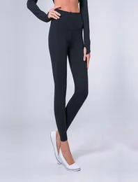 32 Yoga Leggings Solid Color High Waist Gym Clothes Women Legging Running Fitness Exercise Pants Workout Overall Full Length Tight3568280