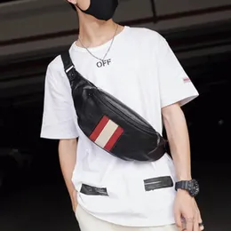 Waist Bags Male Fanny Pack Man Belt Pouch Street Hip Bag High Capacity Banana Leather Fashion Brand Chest pack Purse YB102 231027