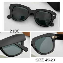 Óculos de sol de alta qualidade, lentes de vidro, óculos de sol para homens e mulheres, lentes de vidro com armação de acetato, óculos de sol da moda, proteção uv
