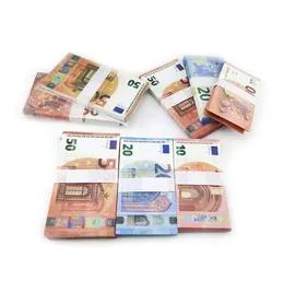 Party Supplies Fake Money Sedel 10 20 50 100 200 200 euro dollar realistiska leksaksstång