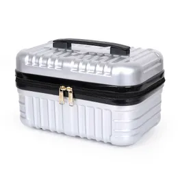 Makeup Bag Small Convenient Mini Box Ladies 14 Inch Multifunctional Storage Wash Bag Makeup Case Hard Case Carrying Case 231015