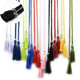 Belts Women's Thin Waist Rope Belt Knotted Fashion Ancient Clothes Accessories Woven Tassel Skirt Decorative Chain